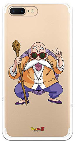 iPhone 7 Plus Case - iPhone 8 Plus Official Dragon Ball Maestro Mutenroshi Protect Your Mobile Phone Flexible Silicone Case Official Licensed by Dragon Ball
