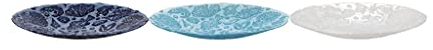 AD TREND Sottopiatto Decorativo Tavola in Vetro Decoro Conchiglie 32 cm 3 Colori