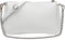 SH Leder Jennie G323 Sac à bandoulière en cuir véritable Petit sac de soirée 23 x 13 cm, Blanc., s