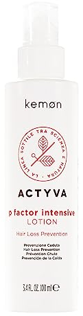 Kemon - Actyva P Factor Lotion Intensive, Loción para Prevención de la Caída del Cabello Enriquecida con Células Madre Vegetales - 100 ml