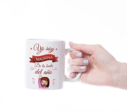 Taza Personalizada | Madrina de boda | Regalos Originales | Regalos para Bodas | Día especial |