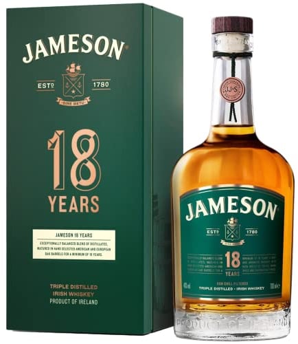 Jameson 18 Years Old Triple Distilled Irish Whiskey 46% Vol. 0,7l in Giftbox