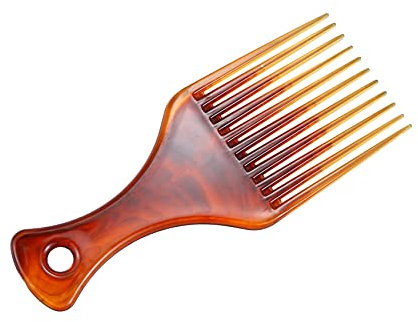 Glakyur Peine para el pelo, tenedor, peine para peluquería, cepillo para cabello rizado, herramienta de peinado para hombres y mujeres