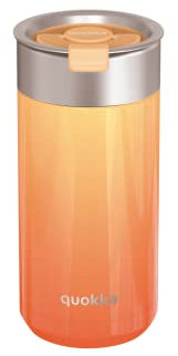 Quokka VASO CAFE TERMICO ACERO INOXIDABLE BOOST APRICOT ORANGE 400 ML