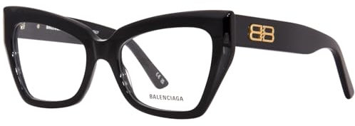 Balenciaga BB0275O 001 53 Neue Frauen Brillen, Schwarz , 53
