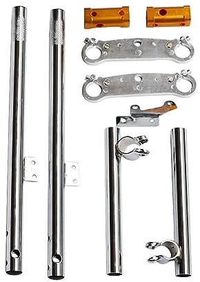 Motorrad Vordergabeln Schock Schocks Suspension Gabel Vorne Assy Montage for Super Dirt Mini Bike 47cc 49cc 2 Takt