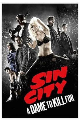 EYEZER Sin City – Filmposter auf Leinwand, Schlafzimmer, Dekoration, Sport, Landschaft, Büro, Raumdekoration, Geschenk, ungerahmt, 30 x 45 cm