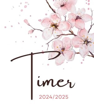 Schülertimer 2024/2025: Schulheft für Mädchen Timer Hausaufgabenheft Schülerplaner Wochenplaner Monatsplaner Kalender für Schüler/innen mit Notenliste