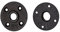 WANGBINGXING Flansch 1 stück Gewinde Eisen Rohrfittings Wandhalterung Boden Antik Flansch Stück Hardware Werkzeug Gusseisen Flansche (Color : B Type DN32)