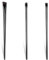 Eyeliner Augenbrauen Pinsel, Abgewinkelter Eyeliner Pinsel Make Up Eyebrow Pinsel Augenbrauenpinsel Schminkpinsel Lidschatten Pinselset Applikator Kosmetikpinsel Brush Kleine Drybrush Pinsel, 3 Stück