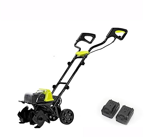 Tosaerba elettrico 2400W Elettrico Piccolo Ripper del Suolo Timone 40V Macchina for Arare Senza Spazzola Giardino di Famiglia Orto Serra Frutteto Per giardino/prato