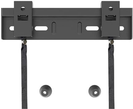 Mobile TV da parete con staffa a basso profilo angoli anticaduta e doppi ganci per piccoli televisori