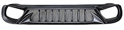 Griglia Renale Griglie Anteriori Per Jeep Per Renegade 2016-2018 2019-2021 Presa D'aria Styling ABS Griglia Protezione Paraurti Anteriore Nero Aggiornamento Griglia Anteriore(2016-2018)