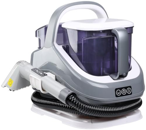 Sichler Haushaltsgeräte Dampfsauger: Dampf-Waschsauger für Polster, Textilien, Autositze, 1350 Watt, 12 kPa (Waschsauger mit Dampffunktion, Dampfsauger Polster, Polsterreinigung)