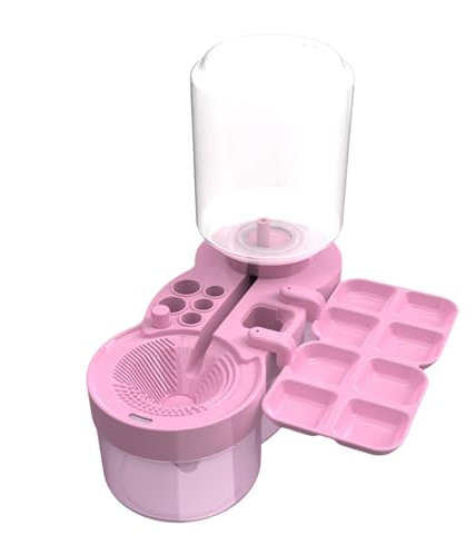 Paint Brush Cleaner, Portable Paintbrush Rinser, Acrylic Brush Washer, Easy to Clean, Lightweight, Green/Blue/Purple/Pink/for Acrylic Paint, Water Based Paint