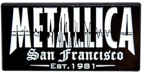 Metallica Quake Band Logo Pin Badge One Size