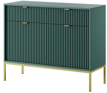 AXLIVING Kommode mit Schublade Eternas KSZ104 104 cm Modern in Grün