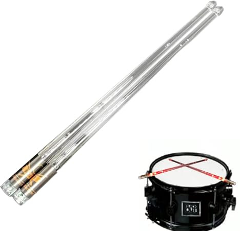 JIEBWCHA Accesorios De Batería Palillos Tambor Baquetas Con Luz LED Que Cambian De 13 Colores 41,6x1,75x1,75 Cm Baquetas Iluminadas Para Niños Para Adultos Para Fiesta Eventos Nocturnos