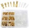WayinTop 720 Stück Flachsteckhülsen Set, 2,8 mm 4,8 mm 6,3 mm männlich weiblich Kabelsteckschuhe Flachstecker Spade Kabelschuhe Terminals Kabel Stecker mit Isolierhülse Sleeve