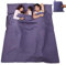 VILISUN Hüttenschlafsack, Schlafsack Inlett, Sommerschlafsack, Reiseschlafsack dünn leicht & kompakt, Ideal für Hostels Berghütten Jugendherbergen Camping Outdooraktivitäte usw