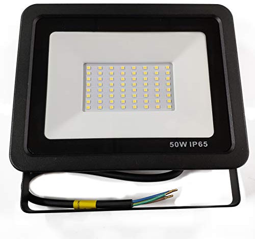 FOCO PROYECTOR LED 30W 50W 3000K 4000K 6000K EXTERIOR INTERIOR 220V-240V 50/60Hz (6000K, 50W)