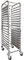 METRO Professional 2-in-1-Regalwagen GN 1/1 GSC101821, 18 Niveaus, Edelstahl, 60,5 x 46,3 x 175 cm, silber