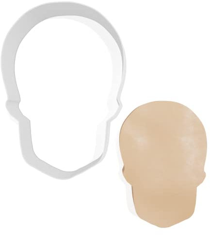 Tagliabiscotti con teschio di Halloween - 3 misure