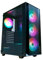 RAIDMAX V100 Gaming Case with 4 Pre-Installed Rainbow Fans, ATX Mid Tower Case, Gaming PC Black (V100TBS)