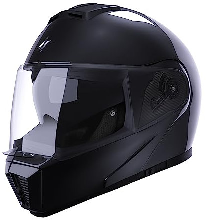 STORMER, klapphelme motorrad SLIDE black pearly, M