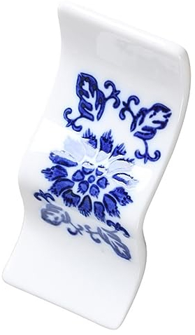 Cabilock 4 Piezas De Soporte para Palillos Decoración De Mesa De Comedor Blanca Decoración China Soporte para Palillos De Cerámica Soporte para Palillos Soporte para Palillos Chinos