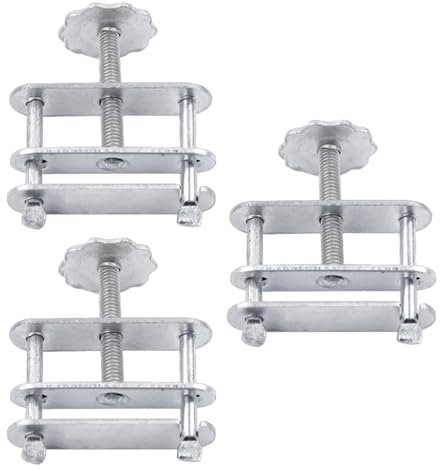 Flow Control Hose Clamps for Labs, Adjustable Swivel Screw Compressor Hose Clamp, Tubing Clips, School Labotary Supplies, Pack of 3