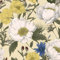Fvlow Yellow White Floral Peel and Stick Wallpaper Vintage Wallpaper Vinyl Wrap Kitchen Worktop Covering Vinyl Self Adhesive Thick Leaf Contact Paper for Cabinets Sticker Home Décor 44.5cmx1000cm