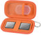 Case for KardiaMobile 1L 6L Personal EKG Monitor, Storage Holder Fits for Sec Portable Heart Rate Monitor, Cardiac Mobile Heart Monitor Bag Organizer（Pill Box Included）(Box Only) (Orange)