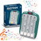 Rhythmus-Spielautomat für Kinder, Quick Push Popular Games Handheld-Puzzle-Spielkonsole mit Musik und Lichtern, Zappelspielspielzeug für Kinder im Alter von 3–12 Jahren (Grün)