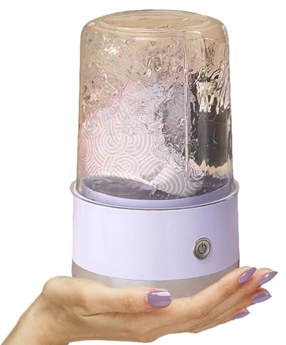 AIBOTY Wireless Underwear Washing Machine 1L Portable Mini Washer Deep Cleans Underwear Socks And Other Small Clothes, Great for Students, Travelers And Lazy People,Purple