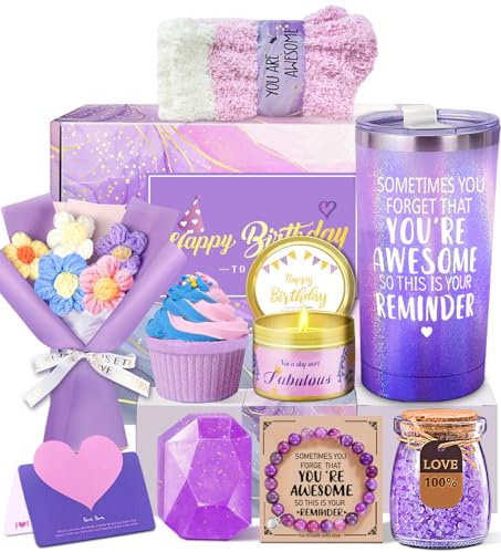 Awfrky Birthday Gifts for Women, Happy Hamper Gift for Women