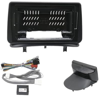 Marco de audio interior del coche Adaptador de Fascia for marco de coche de 9 pulgadas, caja Canbus/apto for Android, Radio, Audio, Panel de ajuste, Kit Renault Clio 3 2005-2014 Marco de montaje para