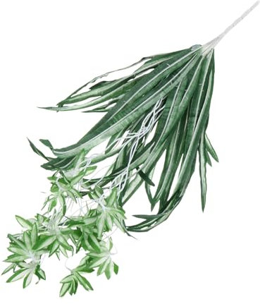 Cabilock Home Fake Spider Plant Large Artificial Plant Garden Decoration No Watering Realistic
