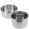 iplusmile 1 Juego Olla Interior De Eléctrica Inserto Para De Alimentos Cesta De Vapor De Cocina Olla Interior De La Olla Arrocera Plata Acero Inoxidable