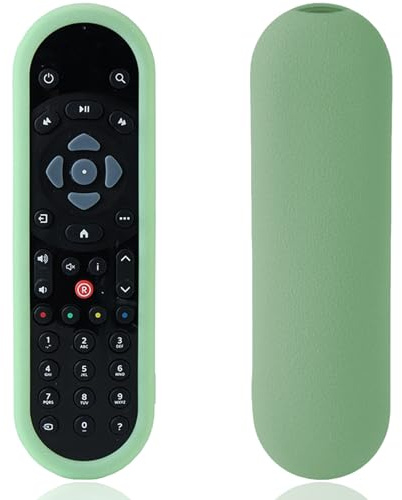 Glow Yellow Case for Sky Glass/Stream TV Remote, Silicone Sleeve Compatible with Sky Q Touch and Non-Touch Controller Washable An-ti Lost Anti-Slip Skin-Friendly