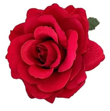 Élégante pince à cheveux hibiscus rouge - Accessoire floral - Décoration de festival - Épingle à cheveux pour célébrations et événements - Hibiscus rouge