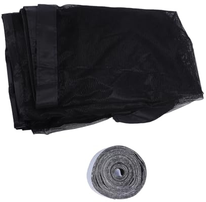NOENNULL Zanzariera Magnetica per Porte Finestre e Porte Scorrevoli, Chiusura Automatica, Apertura Laterale, Tenda per Zanzariera Magnetica Resistente in Fibra con Gancio e Anello