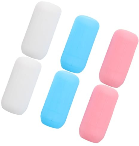 BIUDECO Manchons Étanches en Silicone pour Bouteilles de Voyage 22cm, Lot de 6 Pièces, Housses Élastiques Protectrices pour Flacons de Lotion et Shampooing, Faciles à Utiliser en Voyage