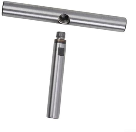 Abnehmbarer Werkzeugauflage aus Edelstahl für Drehmaschine, 150mm Länge, 16mm Schaft, Rostfest und Verschleißfest für Holz- und Metallbearbeitung, Silber