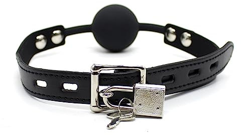 Kobeauty Ball gag, bavaglio per la bocca con pallina di silicone, fetish, sadomaso