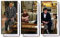 Unified Distribution Two and A Half Men Charlie Sheen - Dreiteiler (120x80 cm) - Bilder & Kunstdrucke fertig auf Leinwand aufgespannt und in erstklassiger Druckqualität