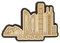 Printtoo Holz Gravierte Souvenir Shenzhen City of China Benutzerdefinierte Kuehlschrankmagnet Geschenk