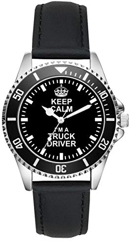 KIESENBERG Geschenk für Trucker LKW Fahrer Uhr L-2210