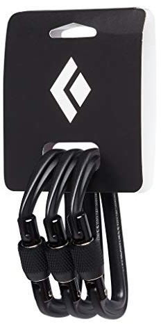 Black Diamond HotForge Screwgate Carabiner - 3 Pack Black, One Size