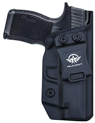P365XL Holster IWB Kydex Holster Custom Fit: Sig Sauer P365XL Pistol - Innen Bund verdeckt tragen - ADJ. Cant Retention - Mag-Button abdecken - Erweiterter Eingang - Kein Verschleiß, kein Jitter